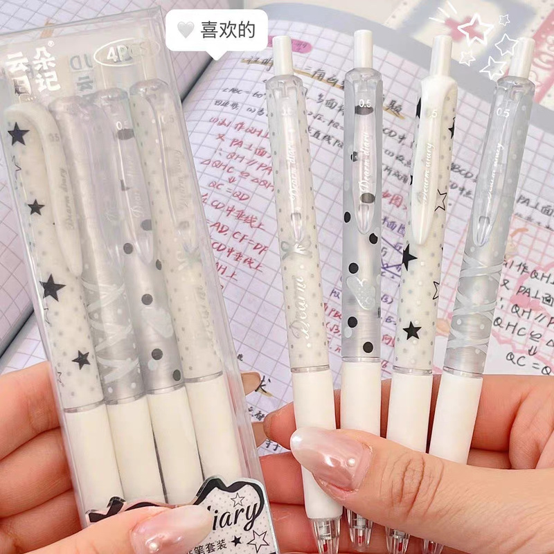 Drone Camera Stabilized - Original star-dot retractable gel pen, quick-drying