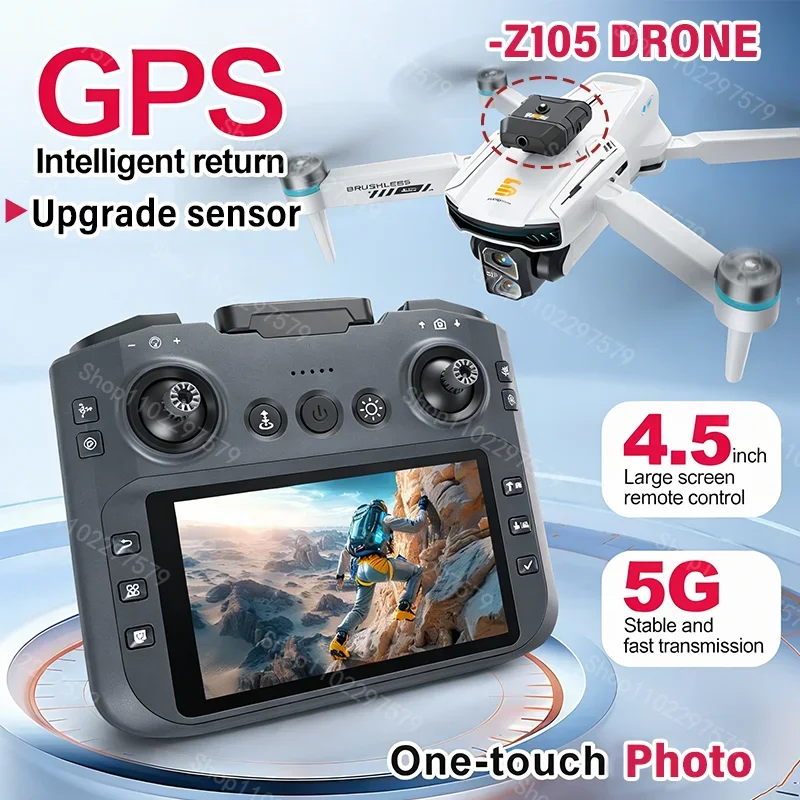 Drone Camera Vlog - Z105 Drone RC Quadcopter with Brushed