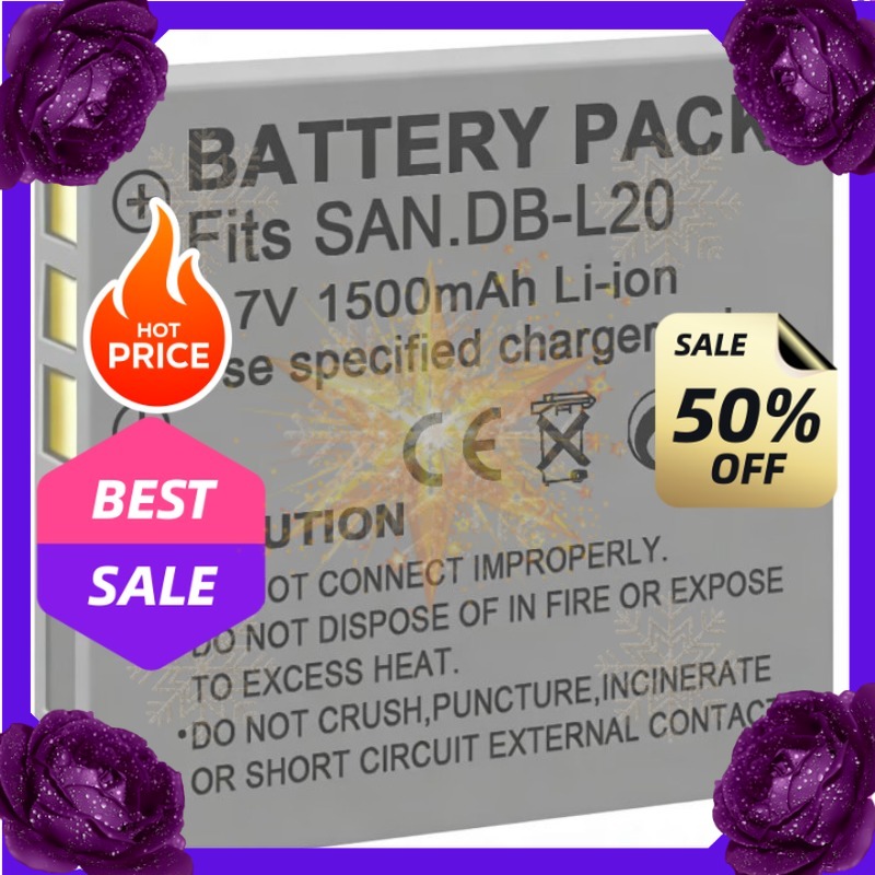 Drone Camera Action - SWZY 3.7V 1500mah DB-L20 Battery for