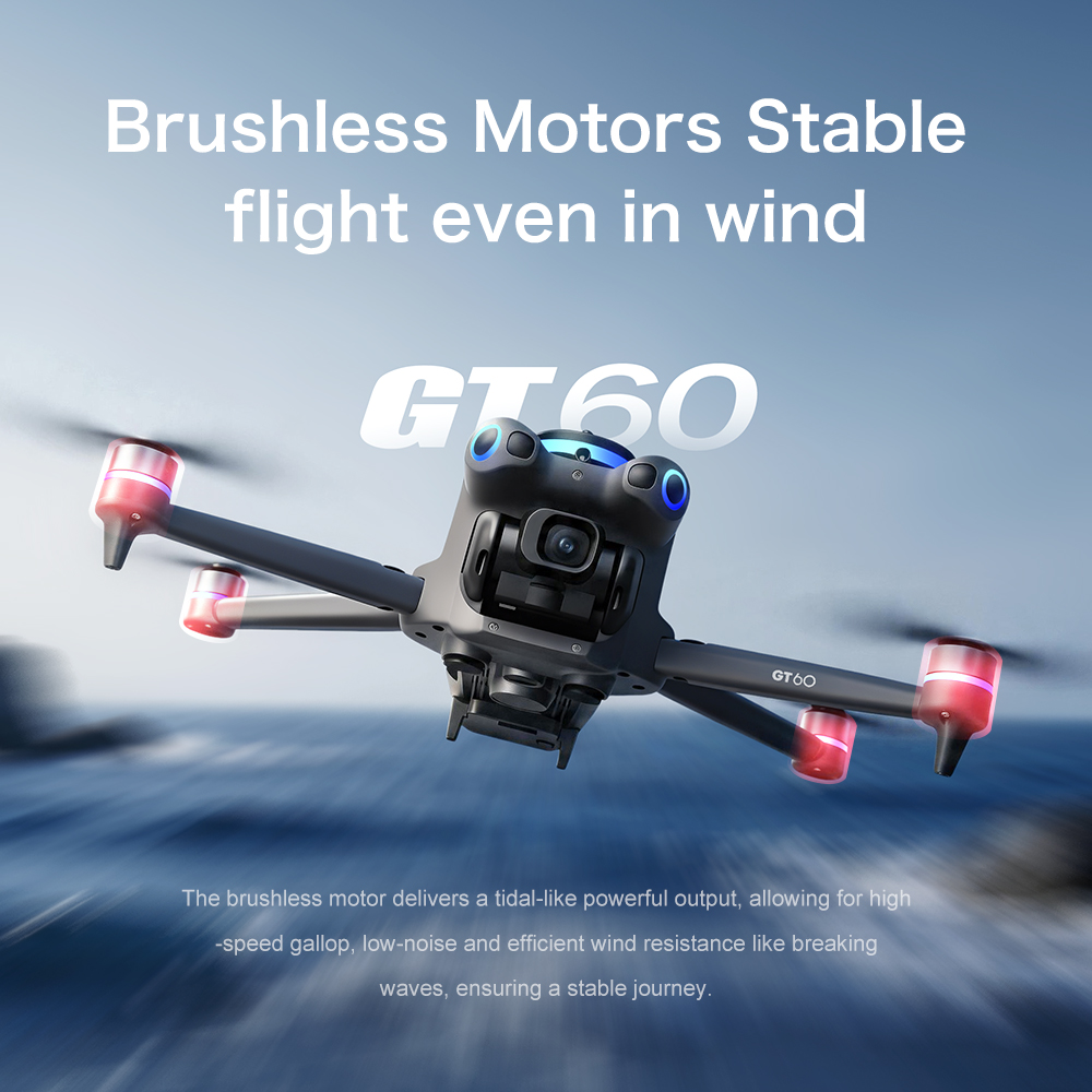 NEW GT60 Mini Drone Dual Camer - Drone Camera With Gimbal 评论和价格