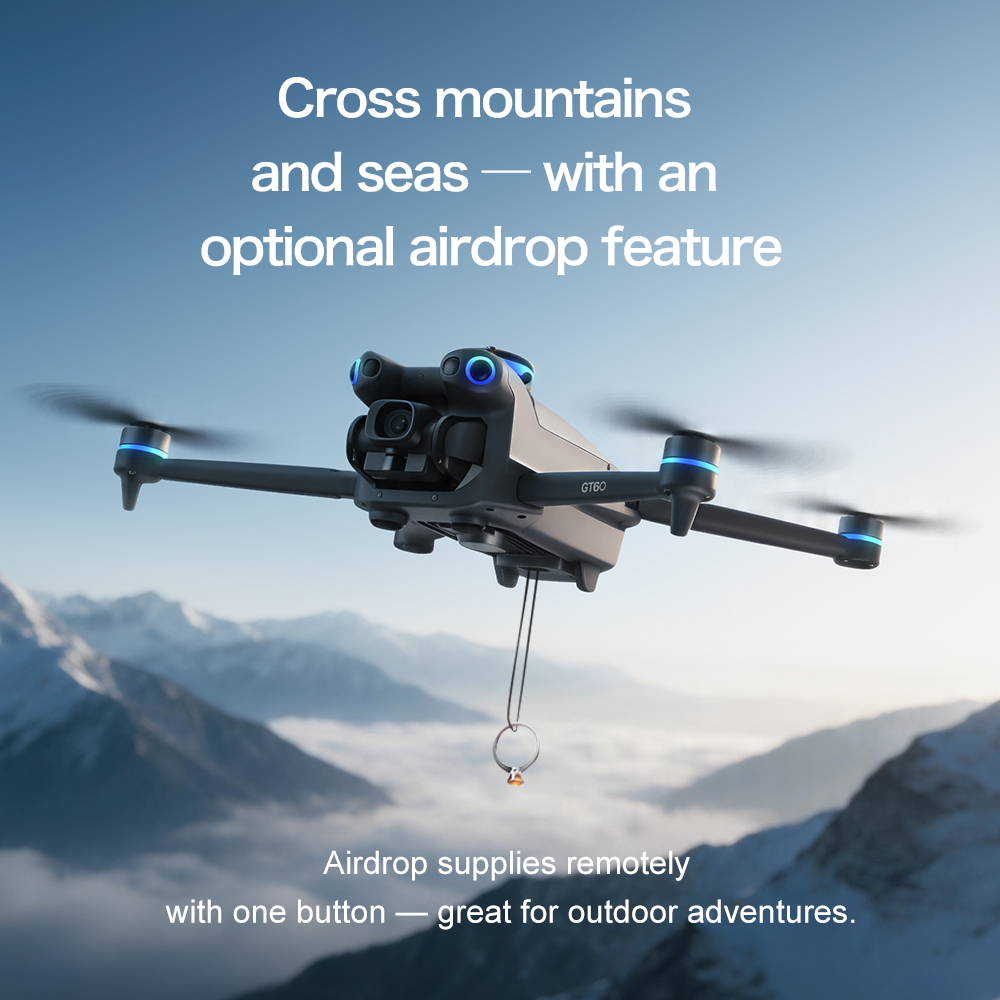 NEW GT60 Mini Drone Dual Camer - Drone Camera With Gimbal 评论和价格