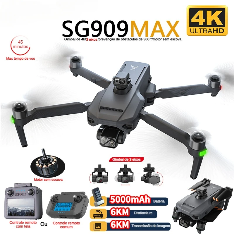 ZLL SG909 SG909MAX Professiona - Drone Camera With Gimbal 评论和价格