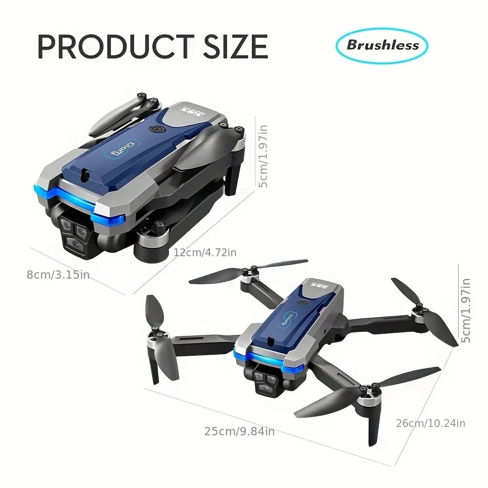 S8S GPS Drone 5G Wifi 8K HD Du - Drone Camera Wide Angle 评论和价格