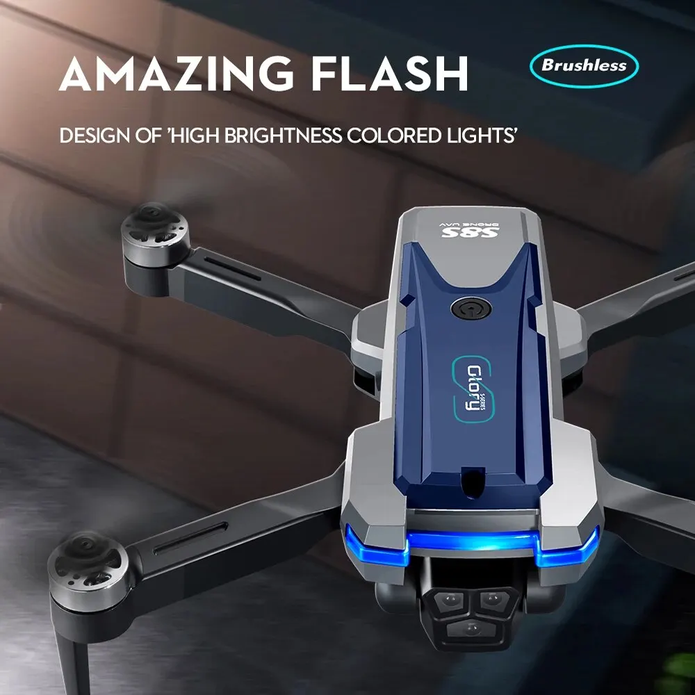 S8S GPS Drone 5G Wifi 8K HD Du - Drone Camera Wide Angle 评论和价格